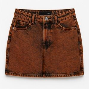 Zara Rust Mini Skirt